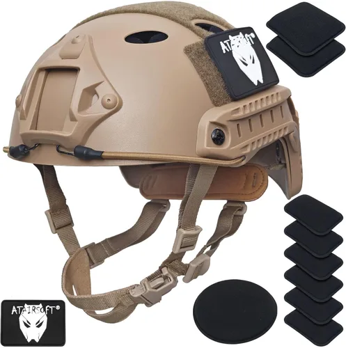 Vista 11 de ATAIRSOFT Casco táctico rápido para paintball y airsoft tipo PJ Od