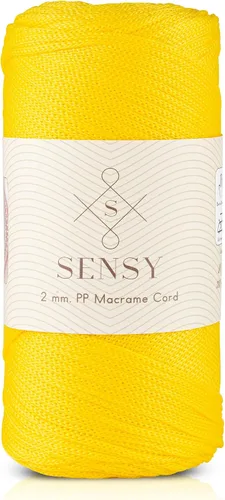 Vista 82 de Sensy Premium 2mm 229.5 metros de cuerda de poliéster 100% cordón de polipropileno Cordón de macramé 2mm Cordón para bolso de crochet Hilo