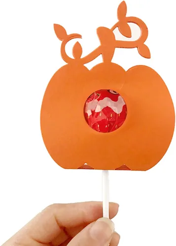 Vista 9 de ljhnba Soporte para piruletas de calabaza de Halloween, troqueles de corte, accesorios de decoración de álbumes de fotos, manualidades para diario