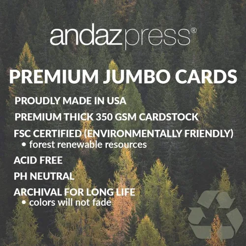 Vista 7 de Andaz Press Tarjeta de jubilación personalizada de 8.5 x 11 pulgadas con sobre, tarjeta de felicitación con foto personalizada, tarjeta