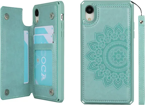 Vista 15 de Cavor - Funda para iPhone 6, 6S, 7, 8 Plus, 11 Pro, XS, Max, XR A-Negro