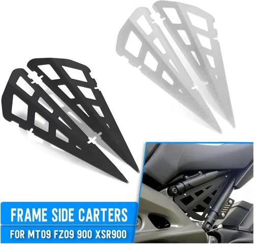 Vista 5 de Para Yamaha FZ-09 FZ09 2013 2014 2015 2016 2019 2020 2021 Accesorios para marco trasero Carters lateral Carters Protector Protector Kit Moto