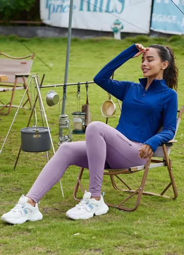 Vista 56 de baleaf Leggings con forro polar para mujer, impermeables, pantalones de senderismo de invierno, mallas térmicas para correr, bolsillos