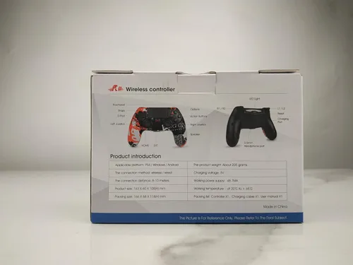 Vista 11 de Rii Wireless Bluetooth Gaming Controller for PS4PS3AndroidWindowsSteam, With Dual-shock, 6-axis Gyro Sensor, 1000mAh Battery,Non-Slip Game Joystick