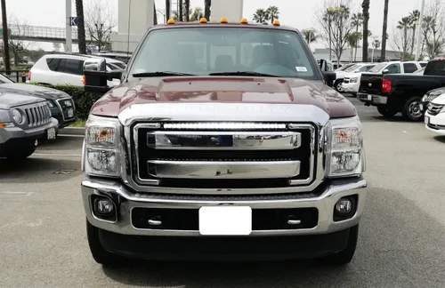 Vista 6 de iJDMTOY Kit de barra de luz LED de 30 pulgadas de montaje en rejilla superior compatible con Ford F250 F350 Super Duty 2011-2016, incluye (1) barra