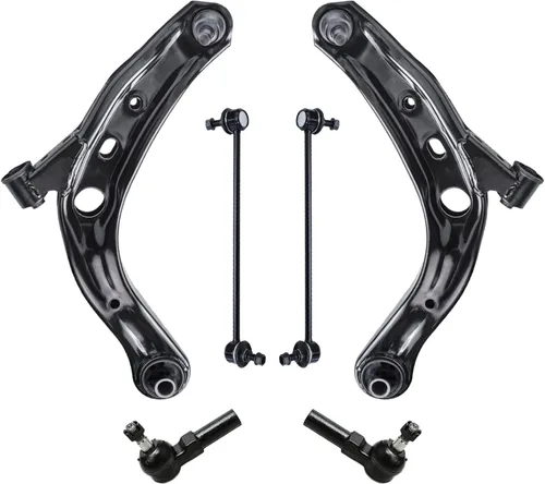 Vista 174 de Detroit Axle - Kit de extremo delantero para Chrysler 300 Dodge Charger 2011-2023 Challenger, 2 Lower Rearward Control Arms 2 Outer Tie Rods 2