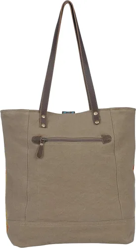 Vista 3 de Myra Bag Bolso tote de cuero occidental para mujer - Lemon Tree, Lemon Tree