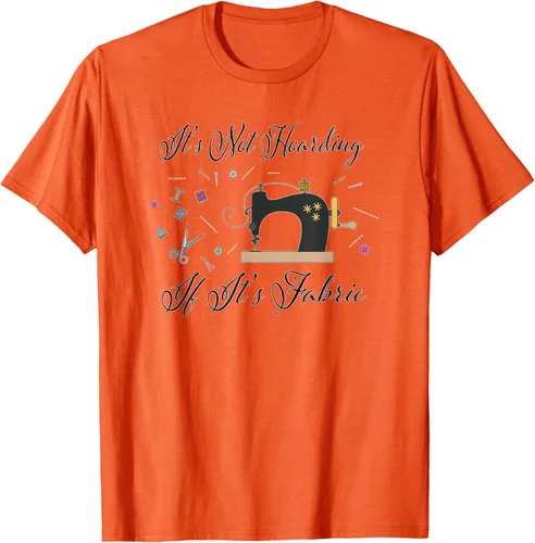 Vista 80 de It's Not Hoarding If Its - Camiseta de costura para acolchado, Blanco, S