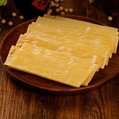 Vista 2 de SIJIYUNLI -Piel de tofu 120g/4.23oz Soja seca, entusiasta vegetariano, adecuado para ensalada fría o olla caliente, ingredientes de barra picante