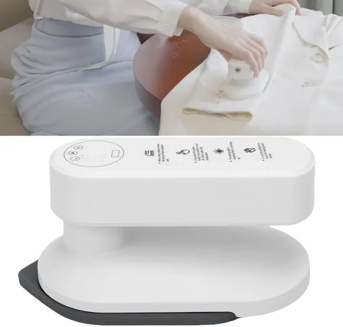 Vista 2 de Luocute Handheld Electric Iron Portable Cordless Mini Travel Iron with 5000mAh Battery and 3 Temperature Settings Fast Heating in 30 Seconds for