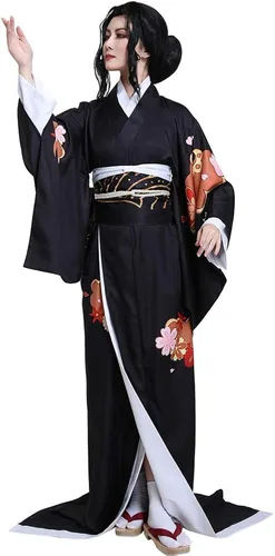 Vista 4 de miccostumes Muzan Kibutsuji Kimono Cosplay Disfraz de mujer