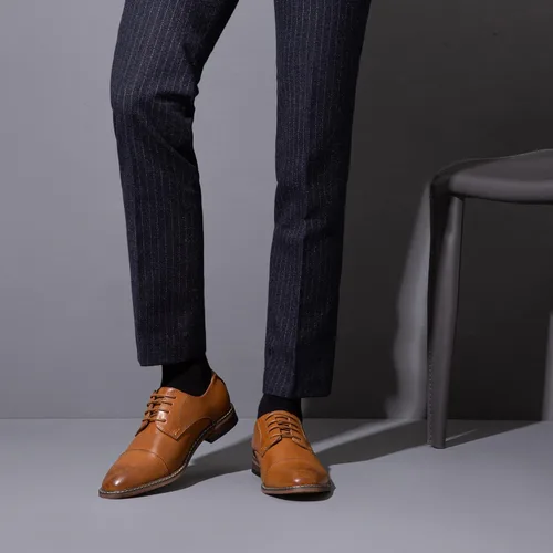 Vista 6 de Vostey Zapatos de vestir para hombre, zapatos de vestir formales para hombres, zapatos de vestir de negocios Derby