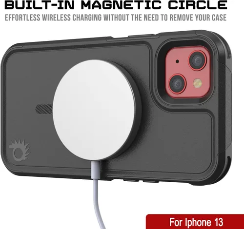 Vista 4 de PunkCase Funda [Serie Spartan 2.0] Funda transparente resistente con protector de pantalla de vidrio templado Protección de cuerpo completo ultra