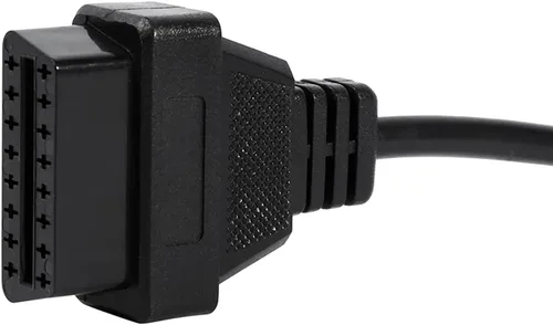 Vista 8 de Adaptador de diagnóstico OBD2 de 12 pines a 16 pines para herramientas de reparación automática de vehículos, adaptador de herramienta