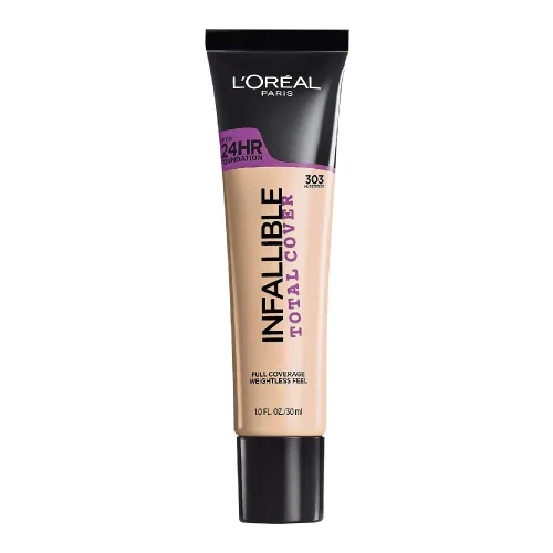 Vista 11 de L'Oreal Paris cosméticos base infalible de cubierta total, Beige Caramelo 309 Beige Caramelo