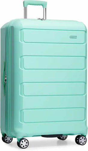 Vista 69 de Traveler's Choice Pagosa indestructible Hardshell expandible Spinner Equipaje, Azul bebé, Pagosa indestructible Hardshell expandible Spinner Equipaje