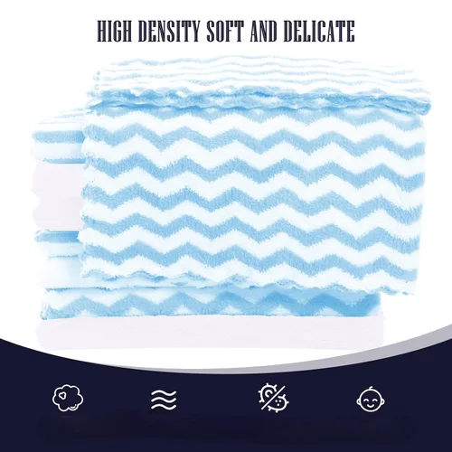 Vista 2 de Paquete de 8 paños para eructos súper suaves para bebé, paños para bebé, ultra absorbentes, grandes, para recién nacidos, para niños y niñas, trapos