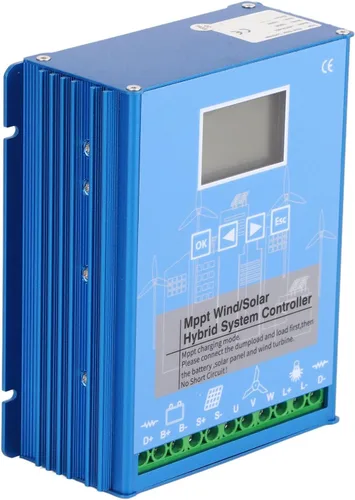 Vista 7 de Controlador solar eólico de 24V 48V MPPT, controlador de energía LCD universal, energía eólica y fotovoltaica de 1000W