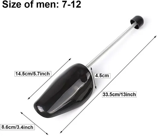 Vista 2 de EchoDone 10 pares de plástico para zapatos de árbol moldeador para hombres