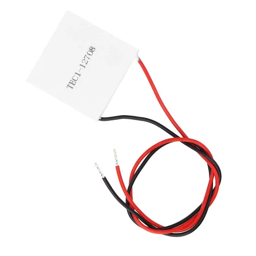 Vista 9 de TEC1-12708 Semiconductor Refrigeración Tabletas Refrigeración Peltier Módulo Placa Disipador de calor 1,6 x 1,6 x 0,1" DC12V