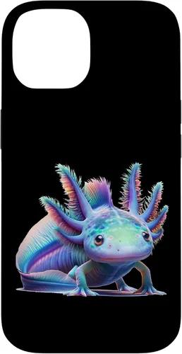 Vista 4 de Carcasa de arte de mundo submarino encantado para iPhone 11 Pro Max con diseño de ajolote mágico