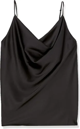 Vista 8 de The Drop Camiseta elástica sedosa con cuello de vaca Christy para mujer