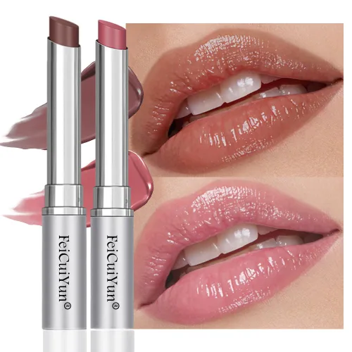 Vista 20 de Tinte labial marrón oscuro con tinte de miel, bálsamo labial, brillo labial, lápiz labial, tintes labiales hidratantes transparentes, color labial