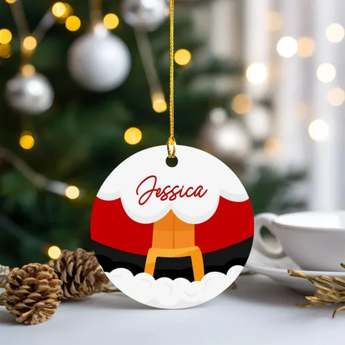 Vista 6 de Adorno de Navidad personalizado, adorno de Navidad personalizado para hijo/hija, recuerdos de vacaciones para padres y bebés