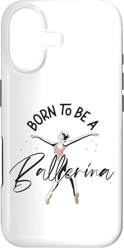 Vista 32 de Funda para iPhone 16 Ballerina Bailarina Bailarina Bailarina nacida para ser una bailarina