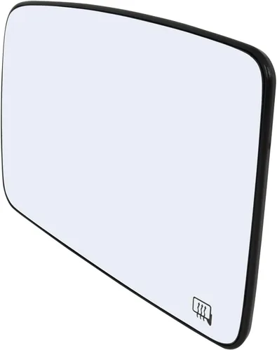 Vista 4 de Montaje de cristal del espejo lateral del conductor con placa trasera de plástico calentada compatible con Ford Expedition, Lincoln Navigator