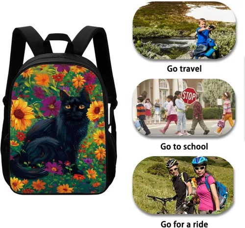Vista 89 de HUGS IDEA Los animales frescos 3D niños escuela libro bolsa niños impresión mochilas, Baloncesto, Moderno