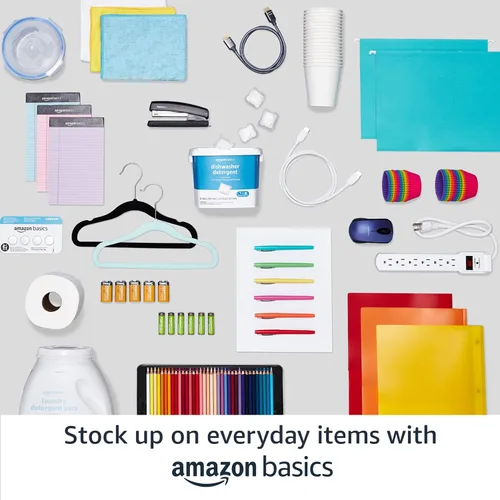 Vista 7 de Amazon Basics Perchas de terciopelo antideslizantes para niños que ahorran espacio con muescas para el hombro, construcción resistente para Beige