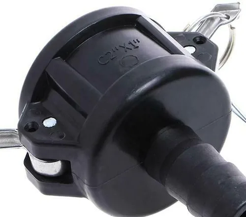 Vista 6 de Acxico Adaptador de drenaje de tanque IBC de 275-330 galones, bloqueo de leva de 2 pulgadas a manguera de jardín de 1 pulgada, conector rápido tipo C