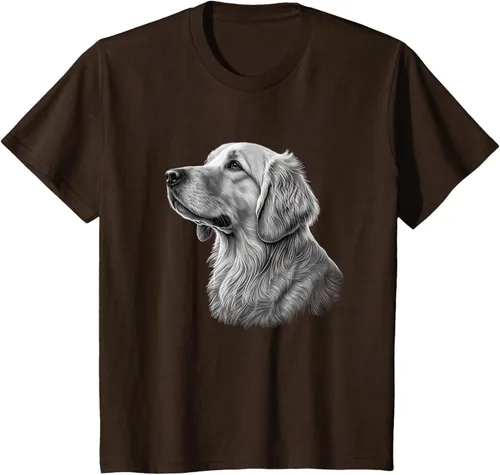 Vista 9 de Camiseta divertida Golden Retriever, Negro