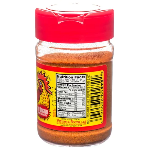 Vista 2 de Pico De Gallo's Condimento picante de sal de chile (2 cocteleras de 4 onzas)