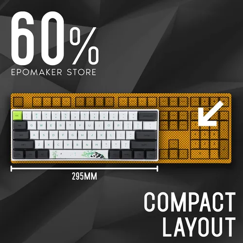 Vista 2 de Teclado mecánico de teclas intercambiables con retroiluminación RGB, NKRO, IP6X impermeable, cable tipo C para WinMacJugar SKYLOONG SK61 61