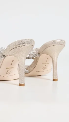 Vista 3 de Loeffler Randall Sandalias de cuero con lazo para mujer