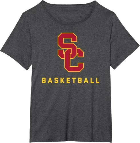 Vista 6 de Camiseta con licencia oficial de USC Trojans Basketball con logotipo icónico