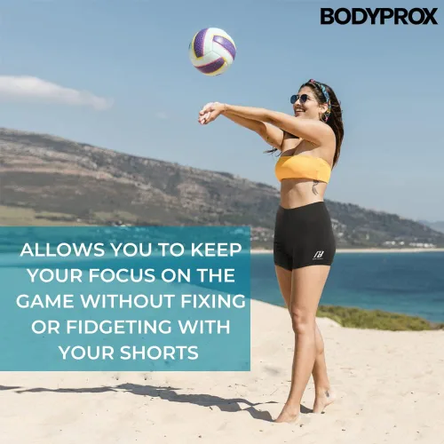 Vista 6 de Bodyprox - Pantalones cortos de voleibol para mujer