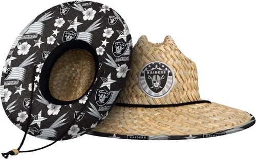 Vista 25 de FOCO - Sombrero de paja con logotipo de equipo universitario de NCAA y estampado floral para hombre