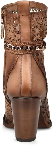 Vista 4 de CUADRA Women's Bootie in Genuine Leather Brown