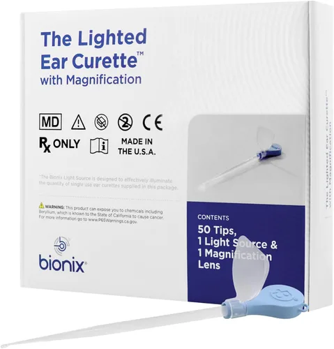 Vista 15 de Bionix - Herramienta iluminada AngleLoop para curetas de oído, herramienta de eliminación de cerumen, ayuda a eliminar el exceso de cera