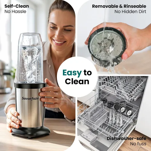 Vista 16 de Smoothie Blender Grinder Combo, Countertop Blender Smoothies and Shakes