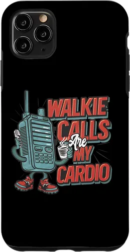 Vista 11 de Funda para profesor de educación especial retro para iPhone 15 Walkie Calls Are My Cardio