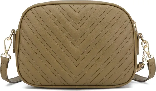 Vista 6 de lola mae Bolso bandolera acolchado, bolso de hombro de diseño moderno