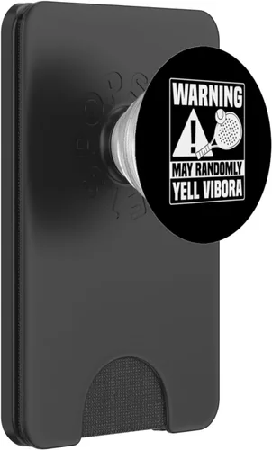 Vista 8 de Advertencia Puede Gritar Al Azar Vibora Paleta Paleta PopSockets Adhesivo PopGrip