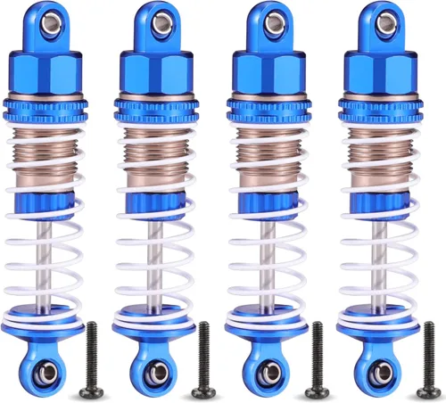 Vista 4 de HAIBOXING Los choques llenos de aceite tapados de aluminio de los recambios de los coches de RC 4pcs se aplican a la nueva versión 2021 18858