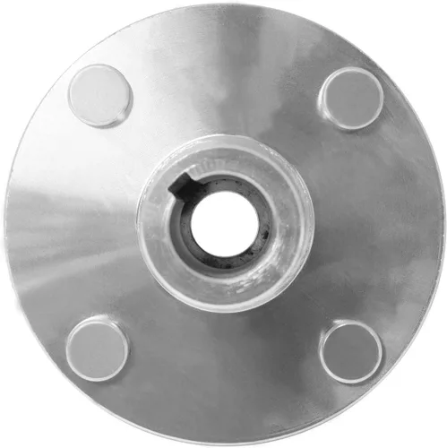 Vista 3 de Cubo de Eje Vivo para Go Kart de 4" x 4" Patrón de Pernos y Paso de Eje de 1" a 3/4