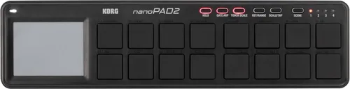 Vista 2 de Korg nanoPAD2 Slim-Line USB MIDI Pads - Negro