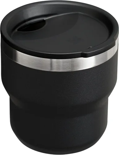 Vista 3 de STANLEY Stay-Hot Taza de Campamento Apilable de 10 onzas Tapa para Bebida a Presión Taza para Café, Té y Bebidas Taza de Café Aislada de Acero